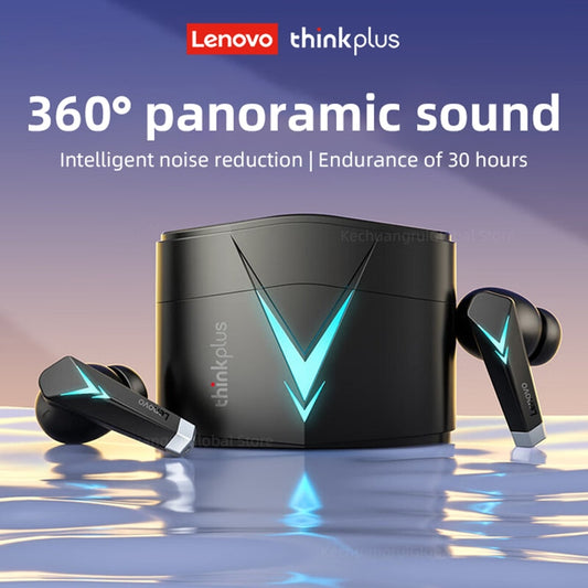 Original Lenovo LP6 TWS Gaming Earbuds Noice Cancelling Wireless Earphone HIFI Music Bluetooth Headphones